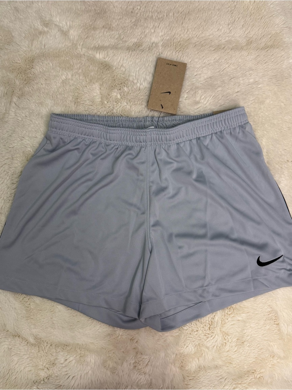 Nike Women's Light Gray Athletic Shorts